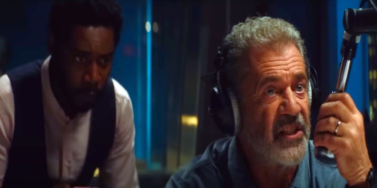 On The Line Mel Gibson(Elvis Cooney) in his recording center. Most Watched Netflix Movies During August 28th to September 3rd, 2023.