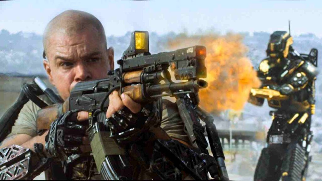 Elysium  Matt Damon as Max DeCosta.  Movies and TV series Coming To Netflix in October 2023.