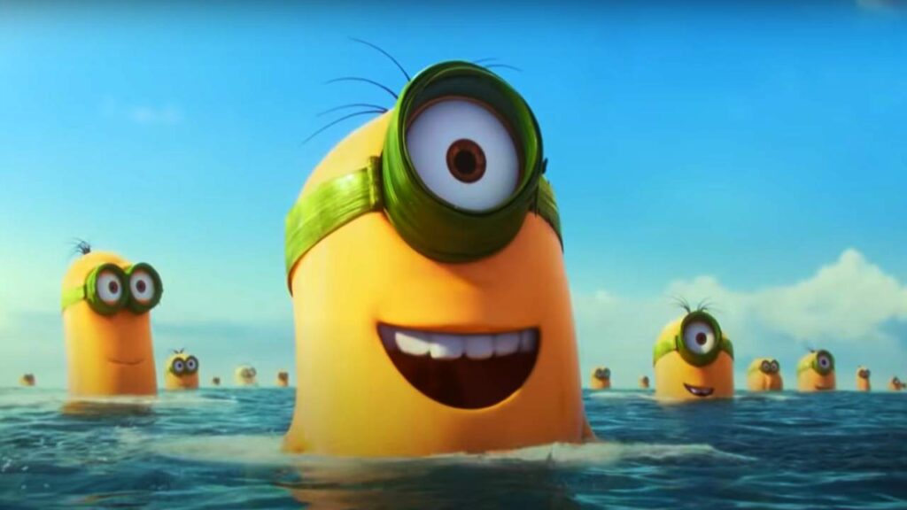 Minions Kevin the Minion as Pierre Coffin and Stuart the Minion as Pierre Coffin, Felonious Gru as Steve Carell. Movies and TV series Coming To Netflix in October 2023.