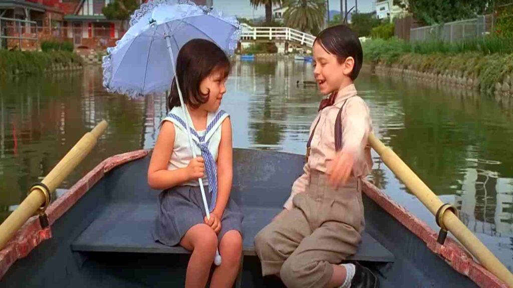 The little Rascals Bug Hall as Alfalfa and Brittany as Darla.